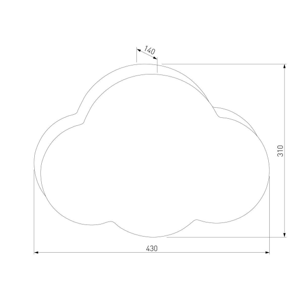 Настенный светильник TK Lighting 10006 Cloud Настенный светильник TK Lighting 10006 Cloud