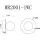 Настенный светильник MyFar July MR2001-1WC