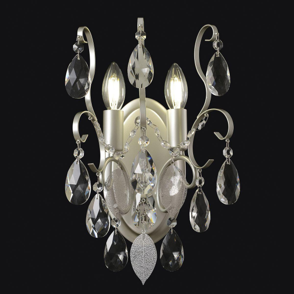 Настенный светильник Crystal Lux Esmiralda AP2 Silver Настенный светильник Crystal Lux Esmiralda AP2 Silver
