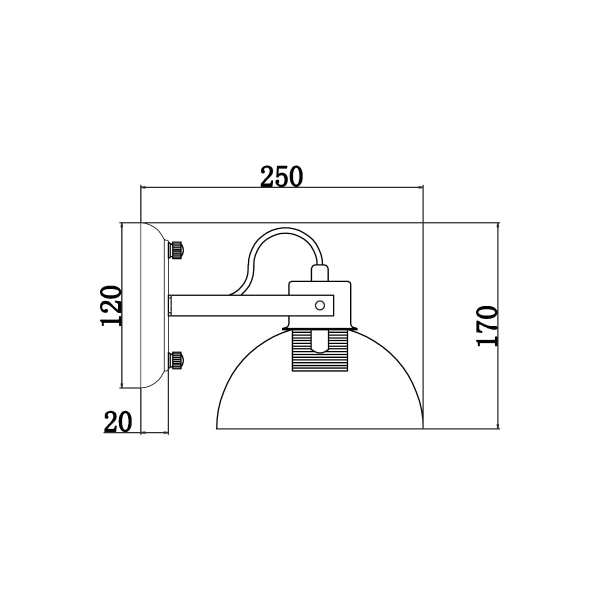 Бра Vele Luce Impetuoso VL1431W01