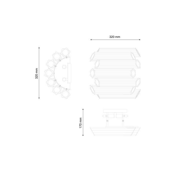 Настенный светильник Lucia Tucci Rumba W1072.4 Chrome Настенный светильник Lucia Tucci Rumba W1072.4 Chrome