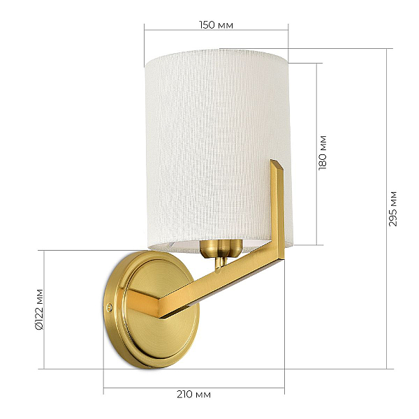 Настенный светильник Evoluce LINTON SLE3010-301-01