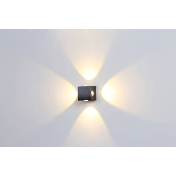 Настенный светодиодный светильник DesignLed GW Kvad 92 GW-9092-4-BL-WW 002083