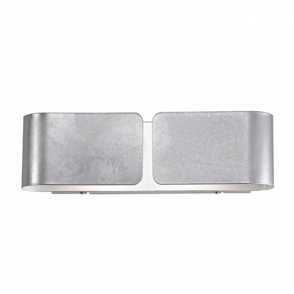 Настенный светильник Ideal Lux Clip AP2 Mini Argento 091136 Настенный светильник Ideal Lux Clip AP2 Mini Argento 091136