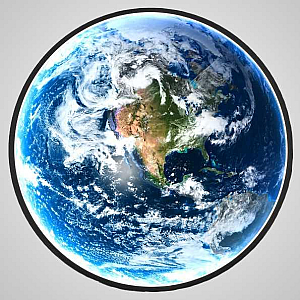 Настенный светильник Imperium Loft Cosmos Earth D90 208937-23