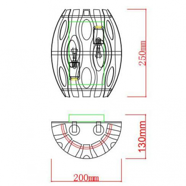 Настенный светильник Rivoli Mitzi 4079-402 Б0047920 Настенный светильник Rivoli Mitzi 4079-402 Б0047920