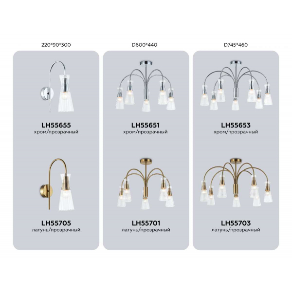 Настенный светильник Ambrella light High light LH55655 Настенный светильник Ambrella light High light LH55655