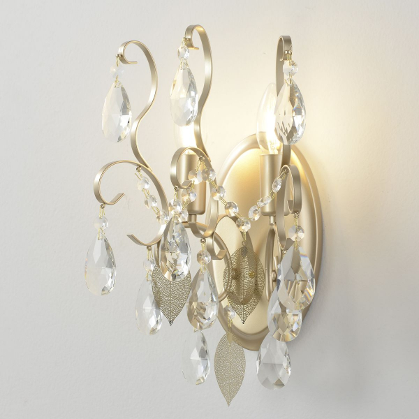 Настенный светильник Crystal Lux Esmiralda AP2 Gold Настенный светильник Crystal Lux Esmiralda AP2 Gold