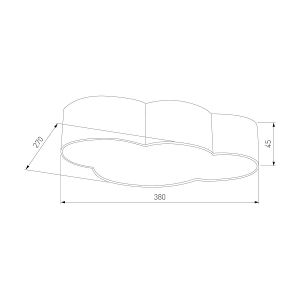 Настенный светильник TK Lighting 4964 Cloud Настенный светильник TK Lighting 4964 Cloud