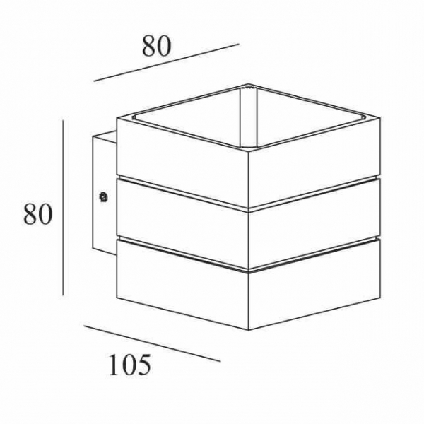 Настенный светильник Lucide Bok 17282/21/31 Настенный светильник Lucide Bok 17282/21/31