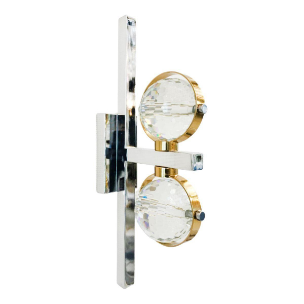 Настенный светильник Lumina Deco Kompass LDW 6064-2 CHR Настенный светильник Lumina Deco Kompass LDW 6064-2 CHR
