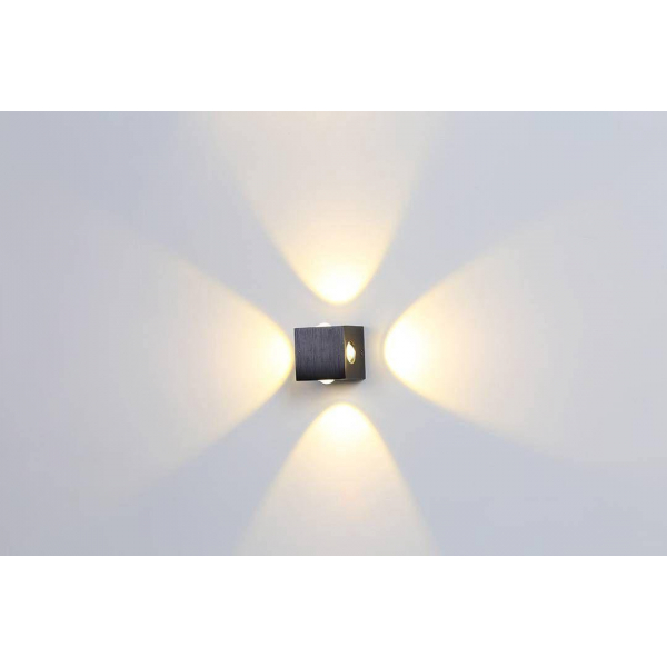 Настенный светодиодный светильник DesignLed GW Kvad 92 GW-9092-4-BL-WW 002083 Настенный светодиодный светильник DesignLed GW Kvad 92 GW-9092-4-BL-WW 002083