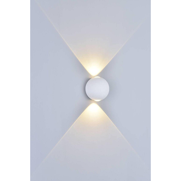 Настенный светодиодный светильник DesignLed GW Sfera-DBL GW-A161-2-6-WH-WW 003202 Настенный светодиодный светильник DesignLed GW Sfera-DBL GW-A161-2-6-WH-WW 003202