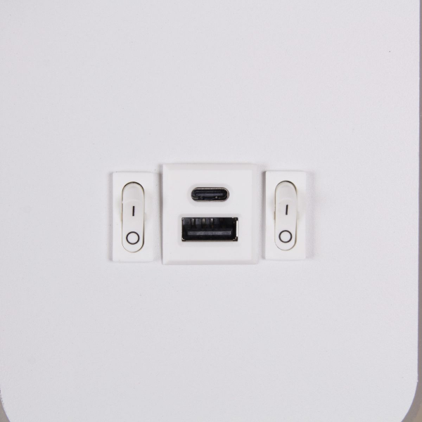 Настенный светодиодный светильник Reluce 86204-9.2-001KT LED12W+USB WT Настенный светодиодный светильник Reluce 86204-9.2-001KT LED12W+USB WT