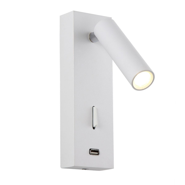 Настенный светильник Crystal Lux CLT 210W USB WH