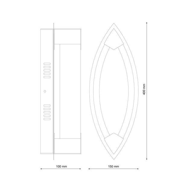 Настенный светильник Lucia Tucci Modena W172.1 Large LED400 Настенный светильник Lucia Tucci Modena W172.1 Large LED400