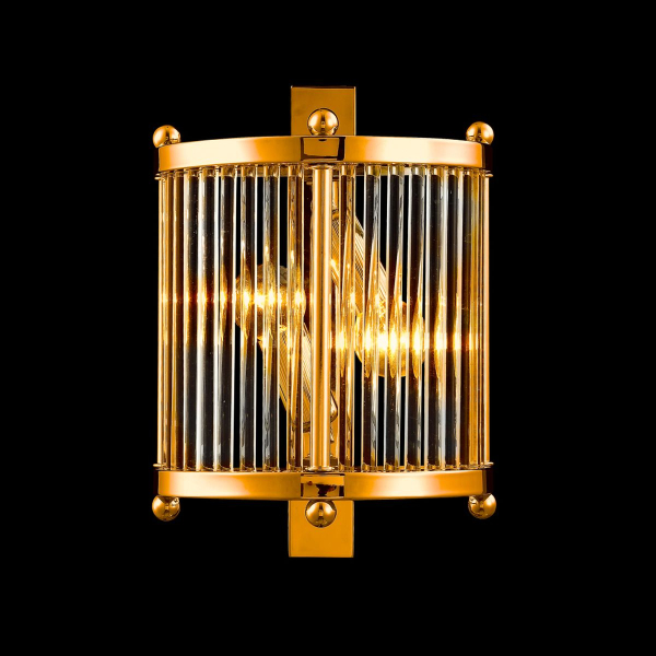 Настенный светильник Crystal Lux Tadeo AP2 Gold/Transparente