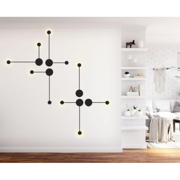Настенный светодиодный светильник Italline IT03-1436 black Настенный светодиодный светильник Italline IT03-1436 black
