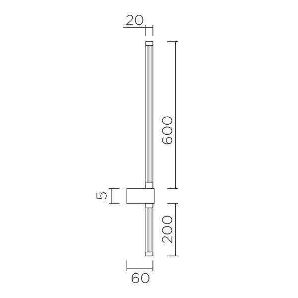 Настенный светильник LED4U L2232-800 BS Настенный светильник LED4U L2232-800 BS