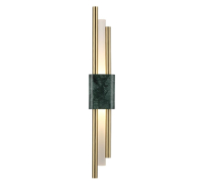 Настенный светодиодный светильник Crystal Lux CARTA AP6W LED GREEN/BRASS