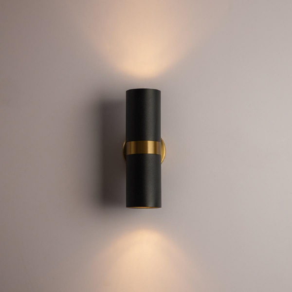 Настенный светильник Arte Lamp Ran A3143AP-2BK Настенный светильник Arte Lamp Ran A3143AP-2BK