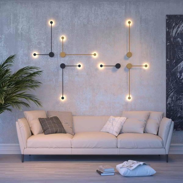 Настенный светодиодный светильник Odeon Light Hightech Satellite 3902/5WG Настенный светодиодный светильник Odeon Light Hightech Satellite 3902/5WG
