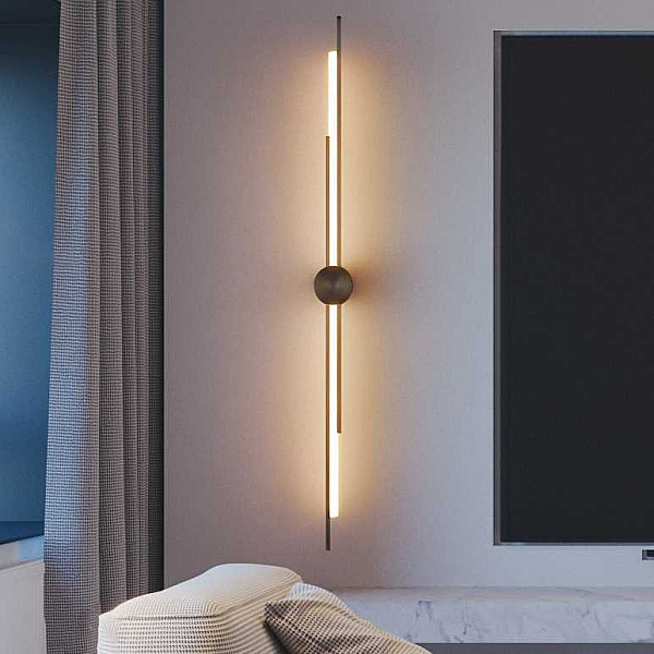 Настенный светильник Imperium Loft Tinus H63 Black 230902-23