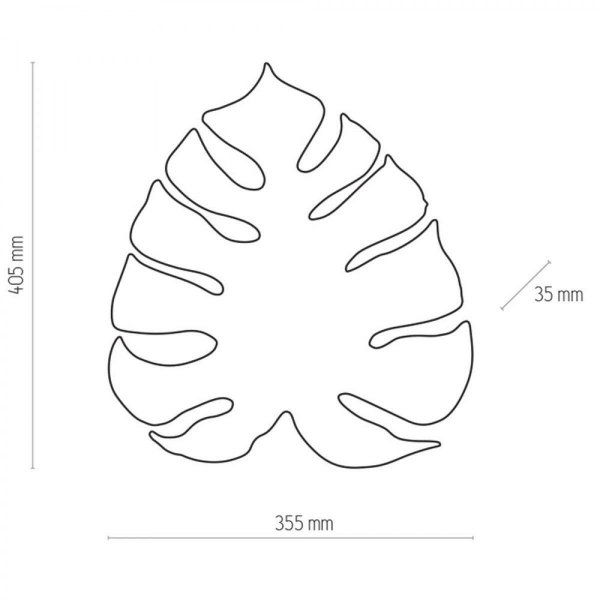 Настенный светильник TK Lighting 1353 Monstera Black Настенный светильник TK Lighting 1353 Monstera Black