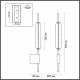Настенный светильник Odeon Light Pendant Reeds 4794/12WL