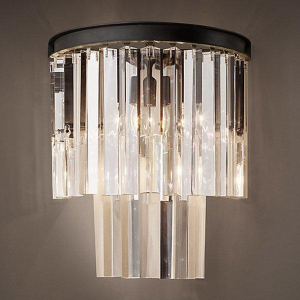 Бра Loft-Concept 1920s Odeon Clear Glass II черный 44.265-0 20167