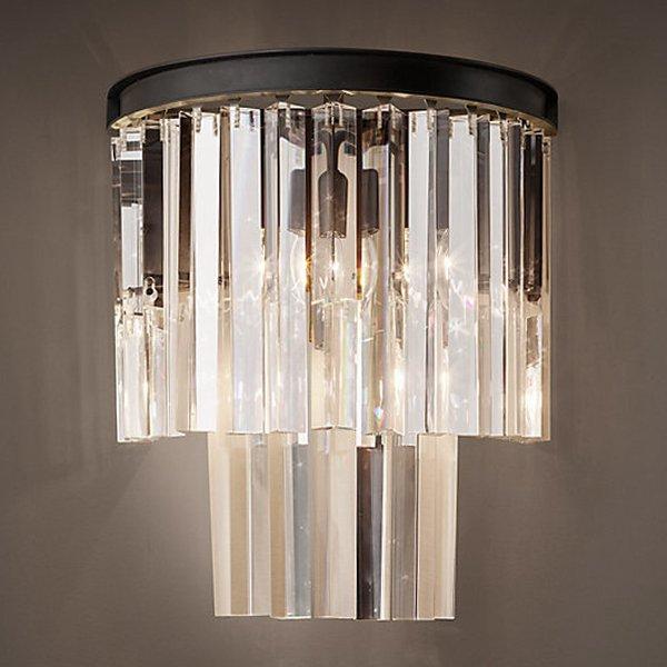 Бра Loft-Concept 1920s Odeon Clear Glass II черный 44.265-0 20167