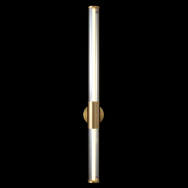 Настенный светодиодный светильник Crystal Lux Lineup AP18W Led Brass Настенный светодиодный светильник Crystal Lux Lineup AP18W Led Brass