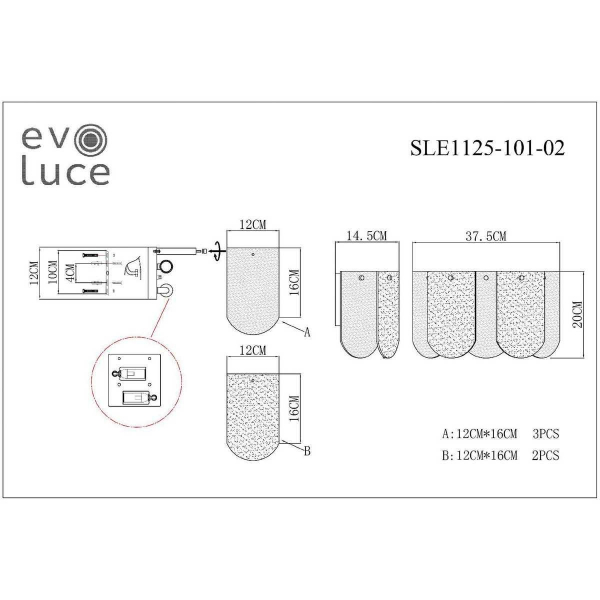 Настенный светильник Evoluce Erzo SLE1125-101-02 Настенный светильник Evoluce Erzo SLE1125-101-02