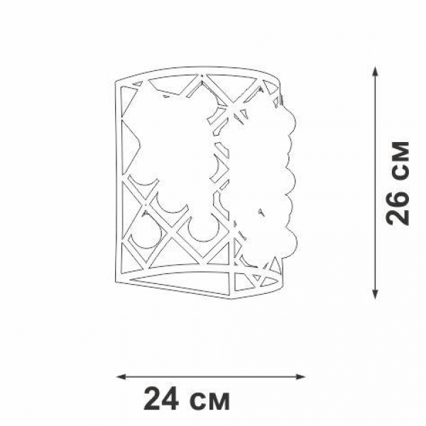 Настенный светильник Vitaluce V5351-8/2A Настенный светильник Vitaluce V5351-8/2A