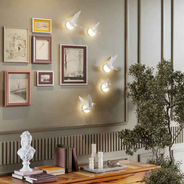 Настенный светильник Odeon Light COLOMBELLA 4341/3WL Настенный светильник Odeon Light COLOMBELLA 4341/3WL