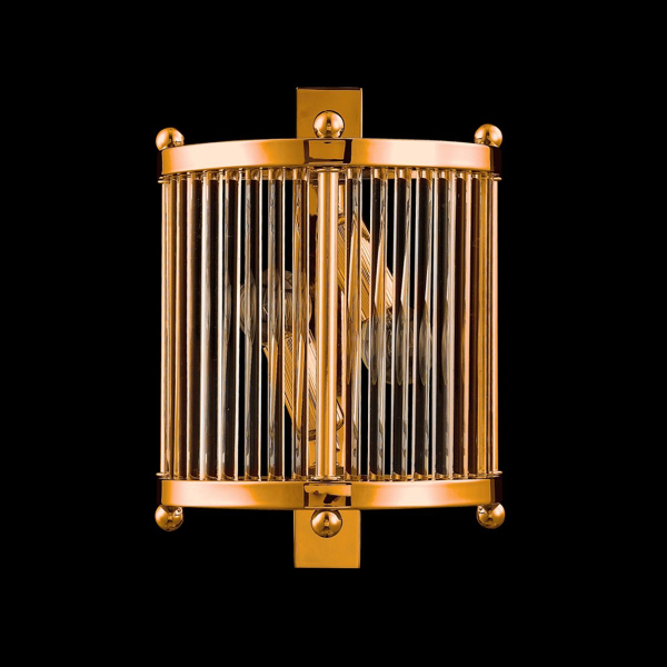 Настенный светильник Crystal Lux Tadeo AP2 Gold/Transparente