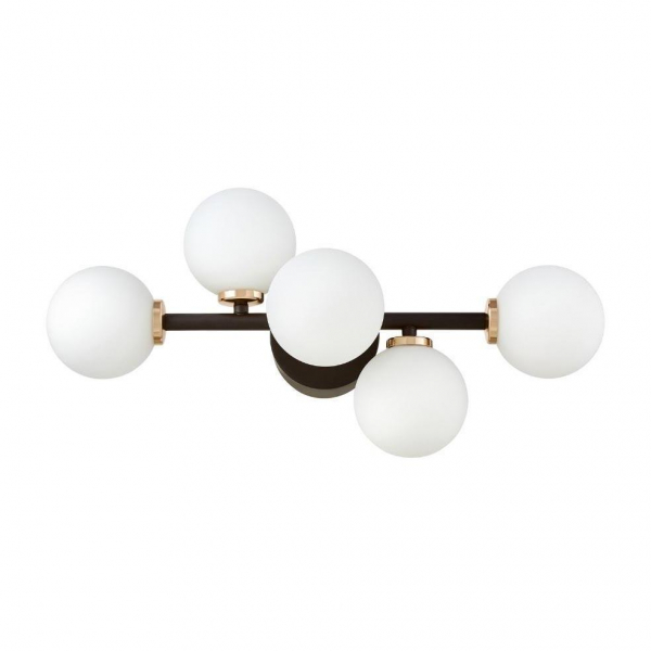 Настенный светильник Lumina Deco Marsiada LDW 6033-5 BK+F.GD Настенный светильник Lumina Deco Marsiada LDW 6033-5 BK+F.GD