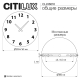 Настенный светильник с часами Citilux Mares CL246016