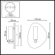 Настенный светильник Odeon Light Roy Hightech 7182/9WL