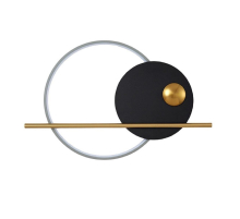 Настенный светодиодный светильник Gerhort G31203/1wGD+BK+WT