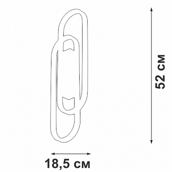 Настенный светильник Vitaluce V3042-0/2A Настенный светильник Vitaluce V3042-0/2A