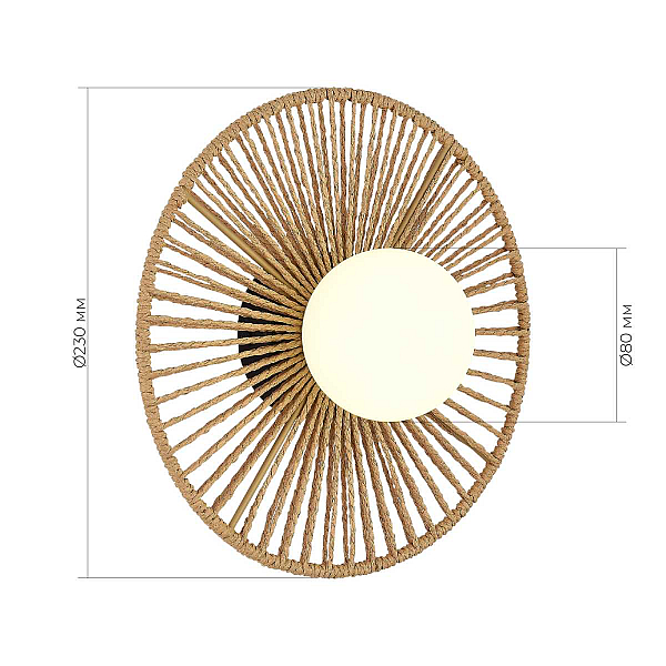 Настенный светильник Evoluce LOOM SLE6022-601-01