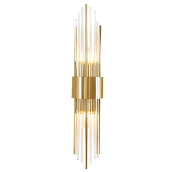 Настенный светильник Crystal Lux Atento AP2 Brass/Transparente Настенный светильник Crystal Lux Atento AP2 Brass/Transparente