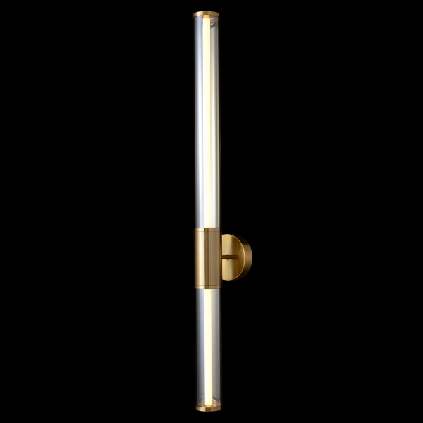 Настенный светодиодный светильник Crystal Lux Lineup AP18W Led Brass Настенный светодиодный светильник Crystal Lux Lineup AP18W Led Brass