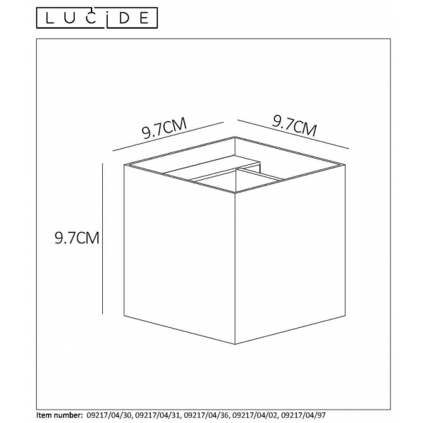 Настенный светильник Lucide Xio 09217/04/02 Настенный светильник Lucide Xio 09217/04/02