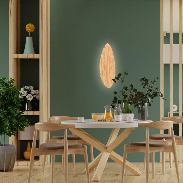 Настенный светильник TK Lighting 4678 Hoja Wood Настенный светильник TK Lighting 4678 Hoja Wood