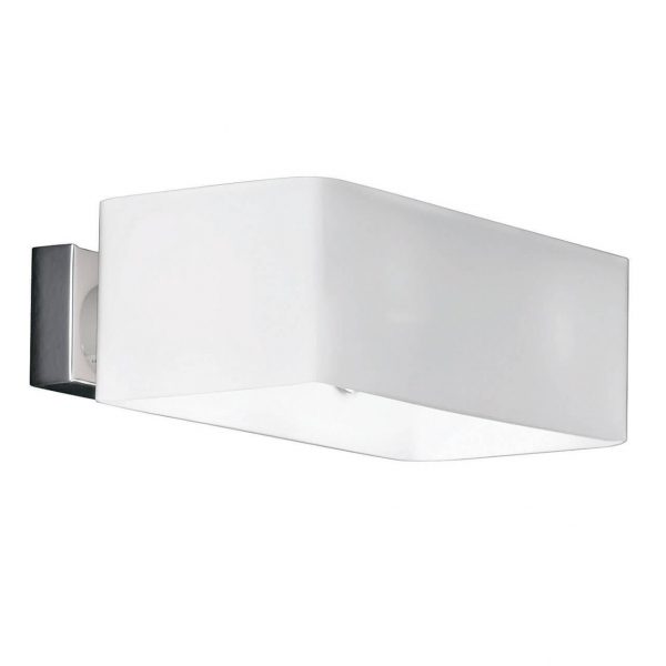 Настенный светильник Ideal Lux Box AP2 Bianco 009537 Настенный светильник Ideal Lux Box AP2 Bianco 009537