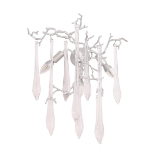 Настенный светильник Crystal Lux REINA AP3 SILVER PATINA