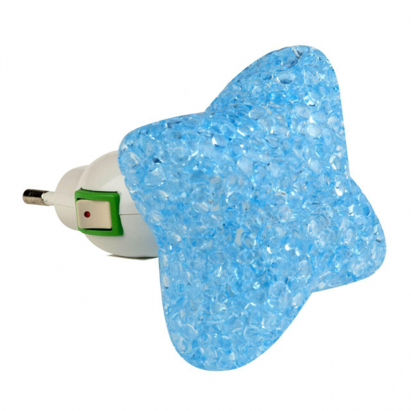 Настенный светодиодный светильник Uniel DTL-309-Звездочка/Blue/1LED/0,1W 10334 Настенный светодиодный светильник Uniel DTL-309-Звездочка/Blue/1LED/0,1W 10334