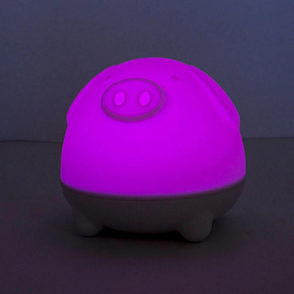 Ночник Lucia Мяшки-светяшки 123 Свинка Хрю желтый 4606400511854